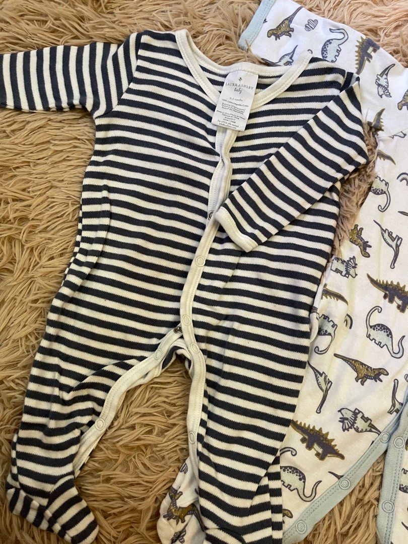 Laura Ashley Sleepsuit Branded Button Babies Kids Babies
