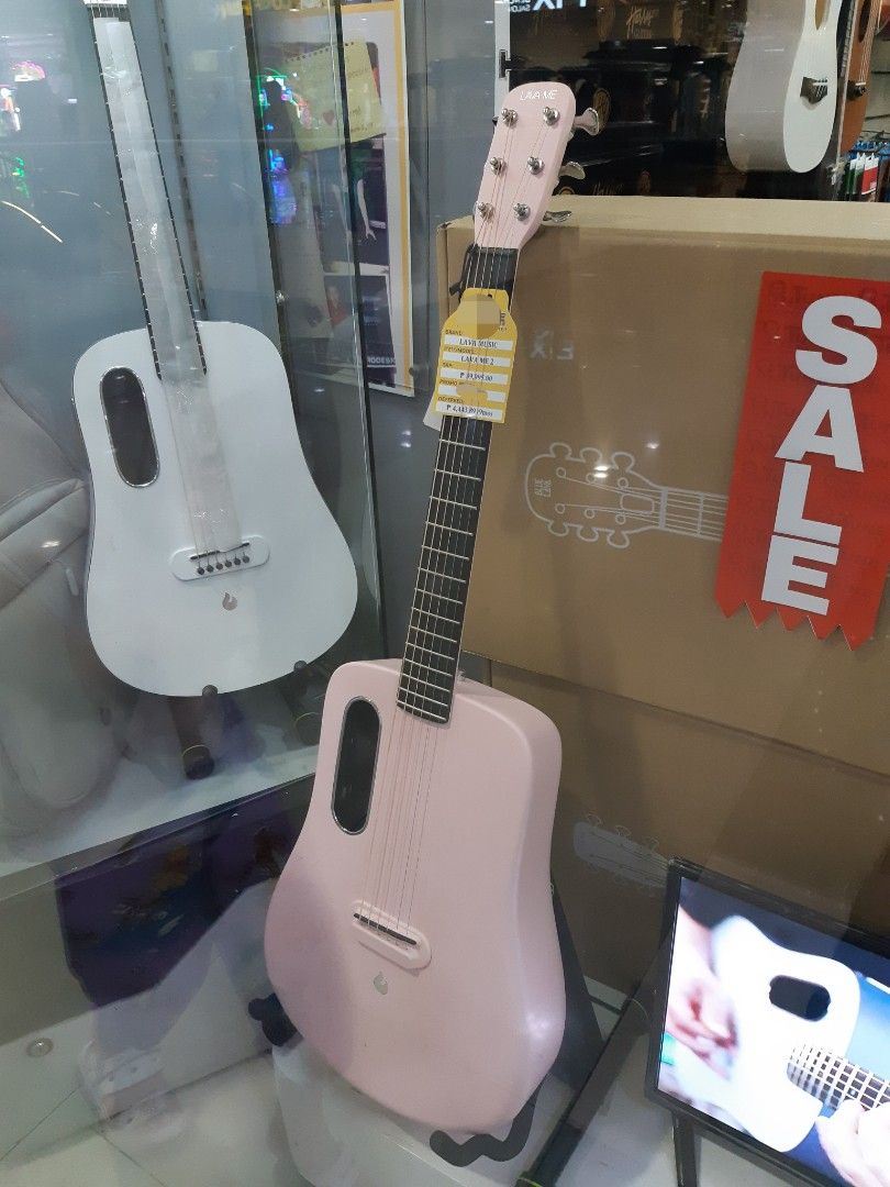 LAVA MUSIC ME 2 Freeboost WH Compact Steel String Guitar with Pickup ...