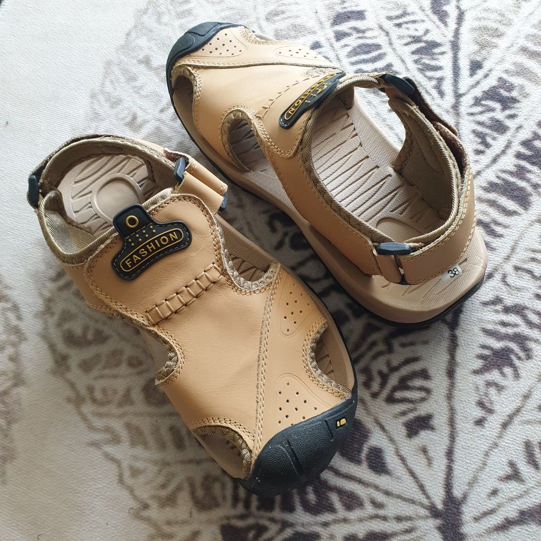 Leather Sports Sandals New Men s Fashion Footwear Flipflops