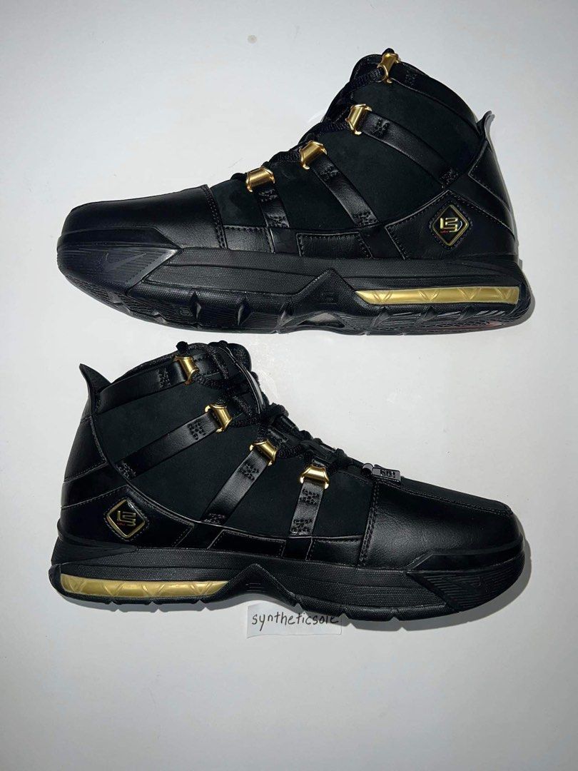 Lebron 3 Black Gold US9