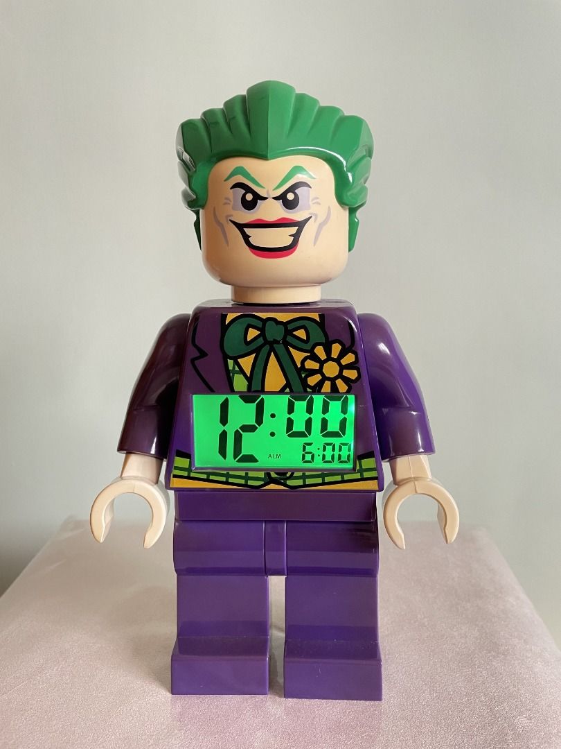 Lego Joker alarm clock Hobbies Toys Toys Games on Carousell