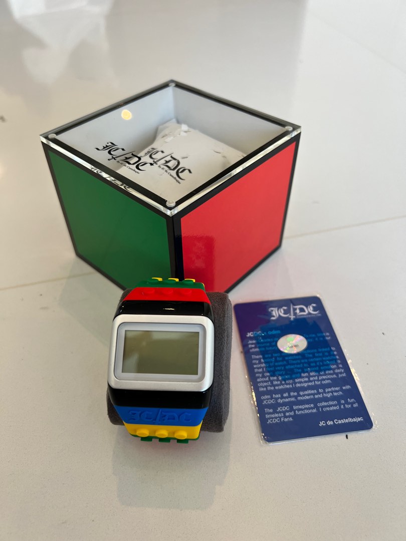Limited Edition LEGO Watch by JC DC de Castelbajac w deployment clasp Luxury Watches on Carousell