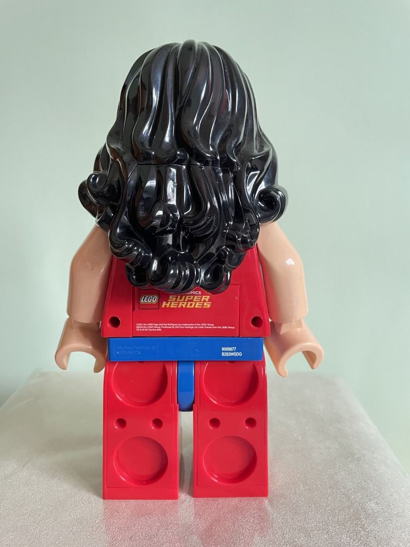 Lego Wonder Woman alarm clock Hobbies & Toys, Toys & Games on Carousell