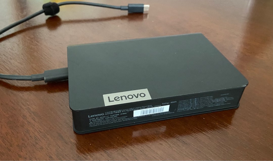Lenovo USBC Laptop Power Bank 14000 mAh, Computers & Tech, Parts
