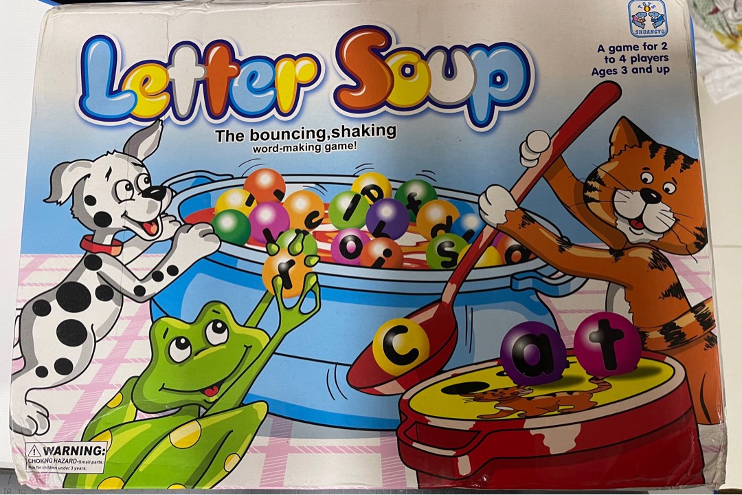 Letter soup game, Hobbies & Toys, Toys & Games on Carousell