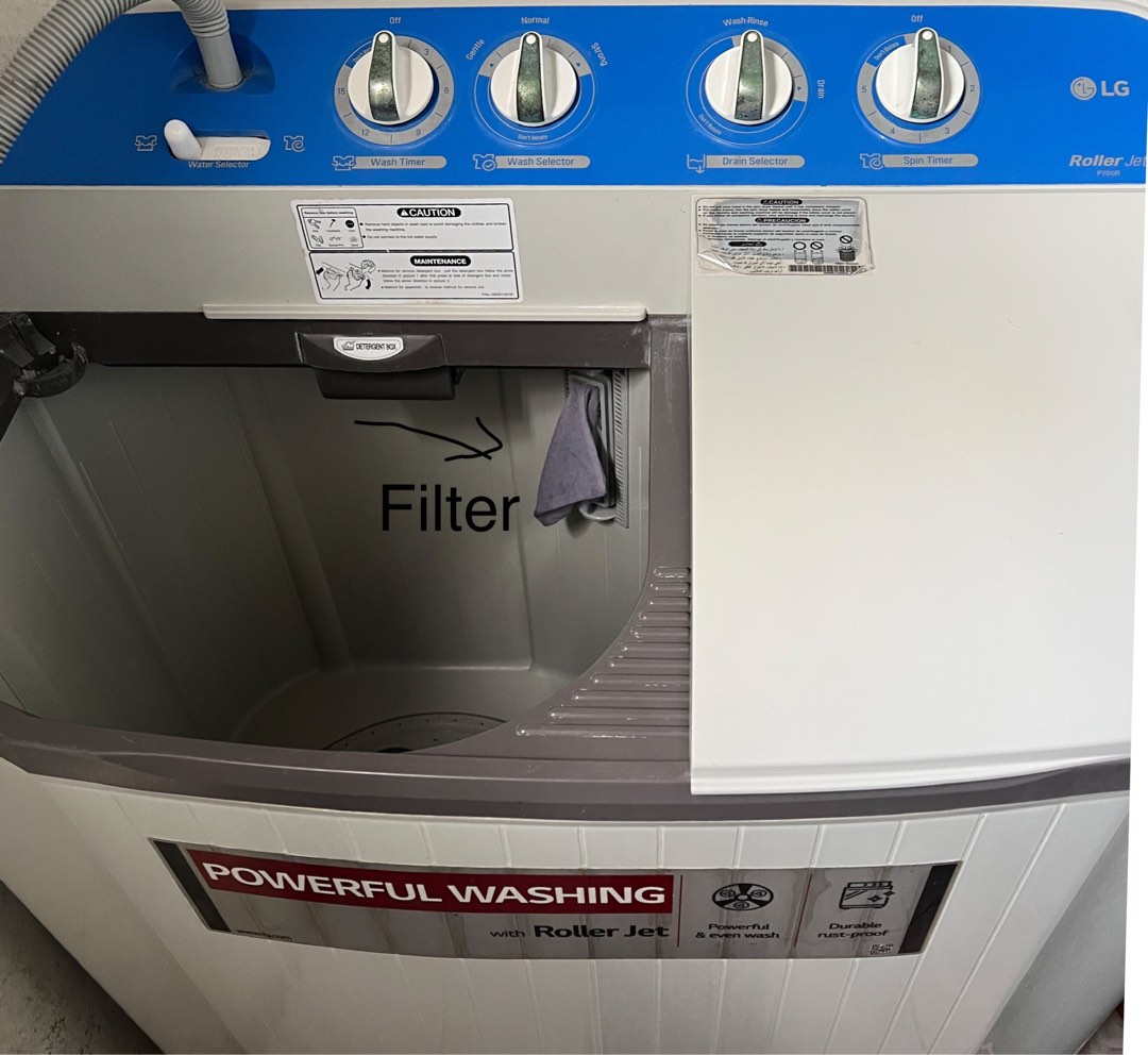 LG 7kg Semi Automatic Washing Machine P700R, TV & Home Appliances