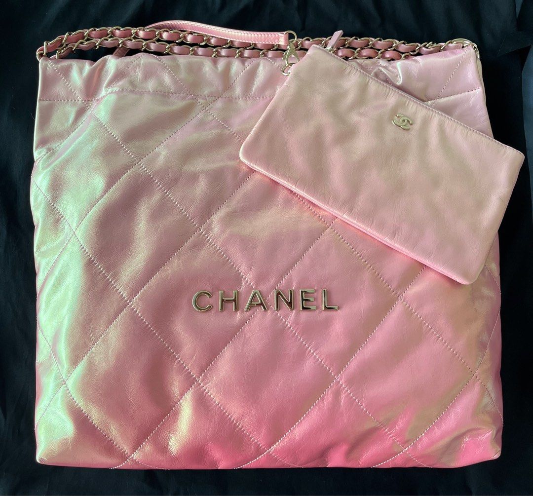 Chanel 22 in Pink, Small, Women's Fashion, Bags & Wallets, Shoulder Bags on  Carousell