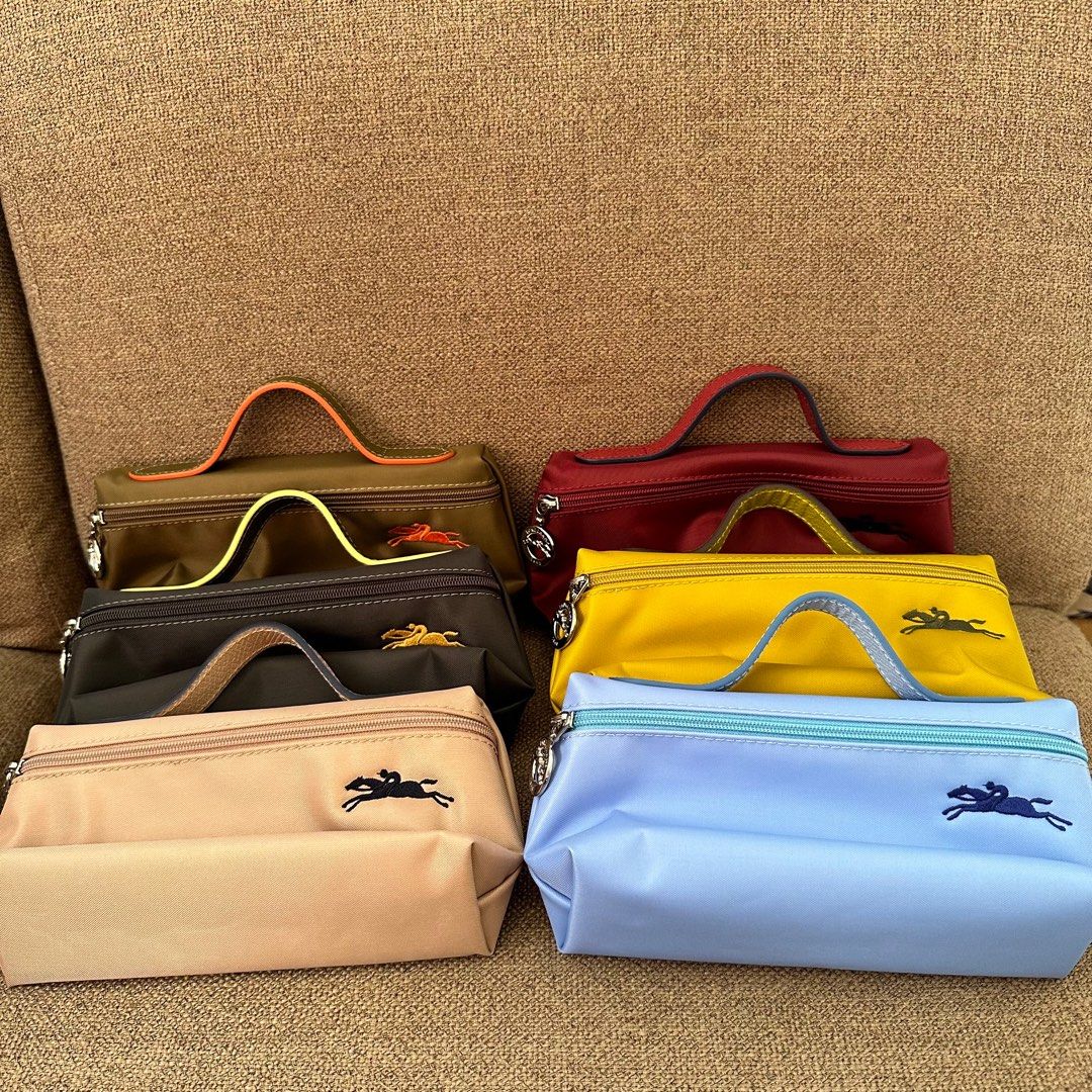 longchamp mini pouch with sling, Luxury, Bags & Wallets on Carousell