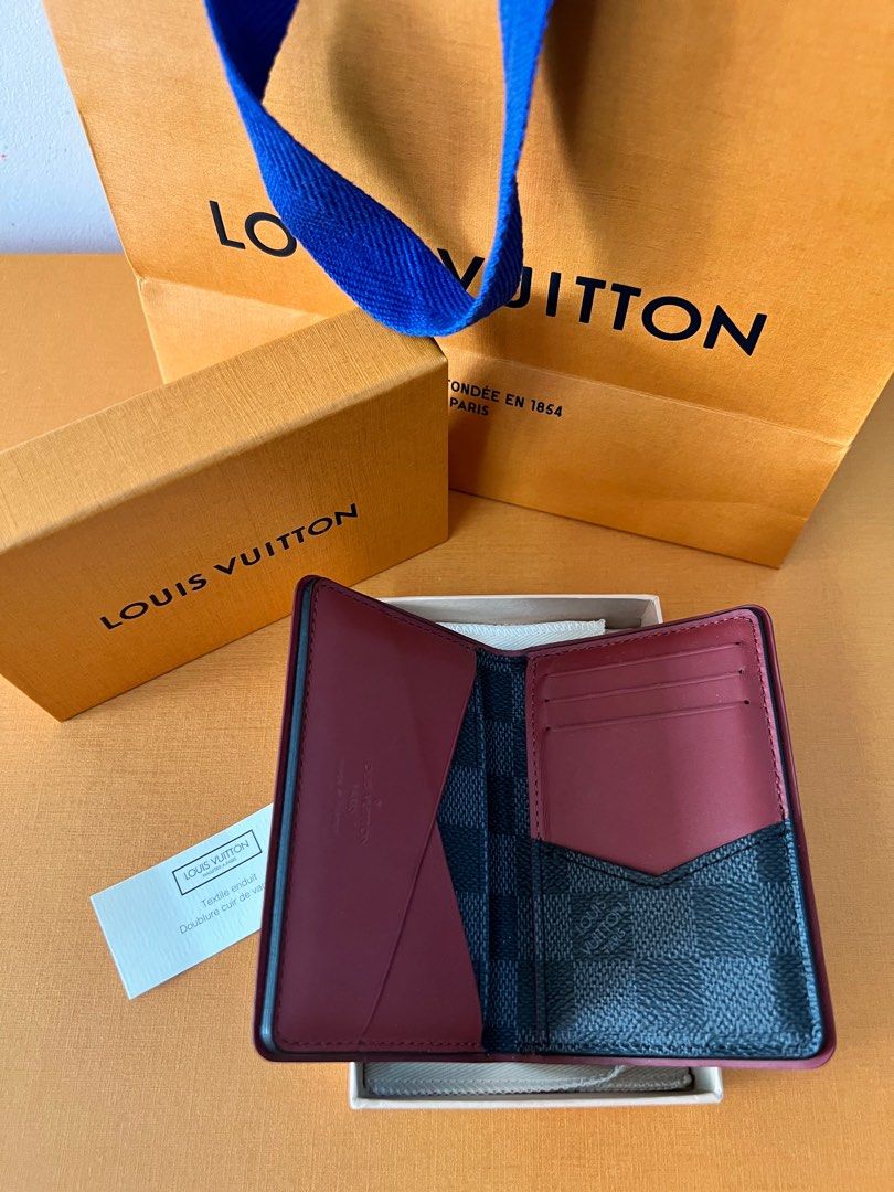 Louis Vuitton Bordeaux Damier Graphite Canvas Pocket Organizer Louis Vuitton