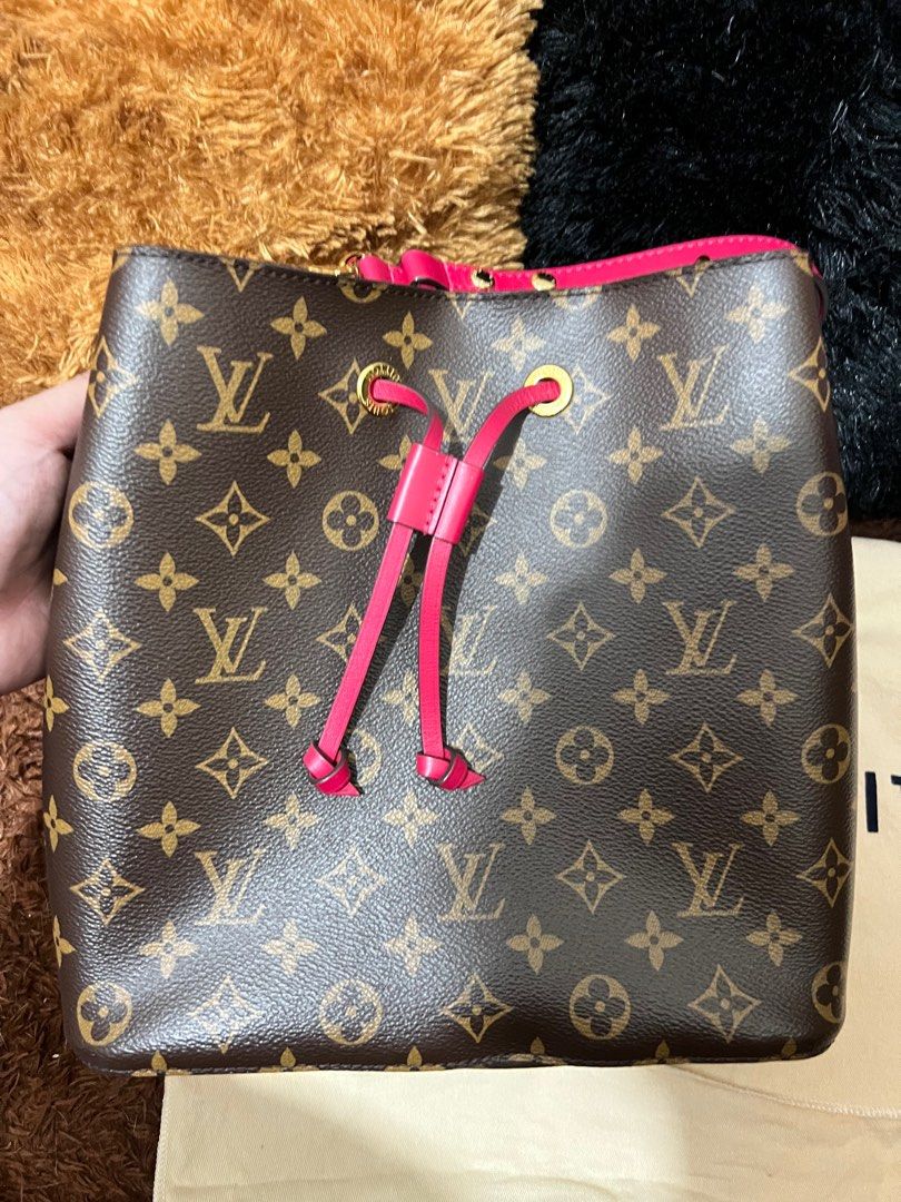 Tas Louis Vuitton Monogram Neonoe MM Pink, Barang Mewah, Tas & Dompet di  Carousell