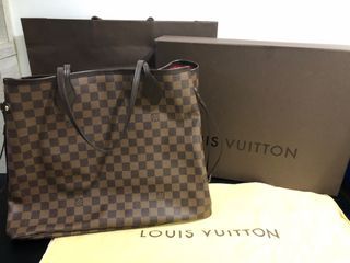 Louis Vuitton Hoxton GM Damier Ebene Canvas Brown Leather ref