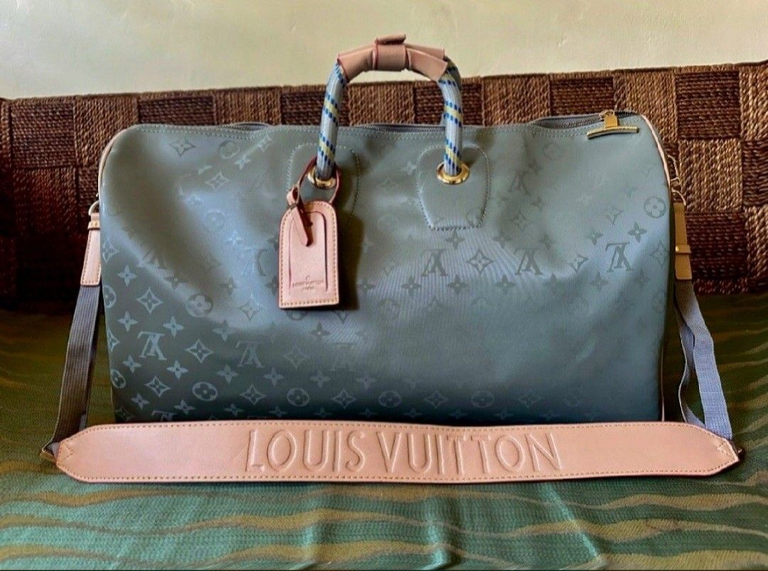 LOUIS VUITTON Titanium Keepall 50, Luxury, Bags & Wallets on Carousell