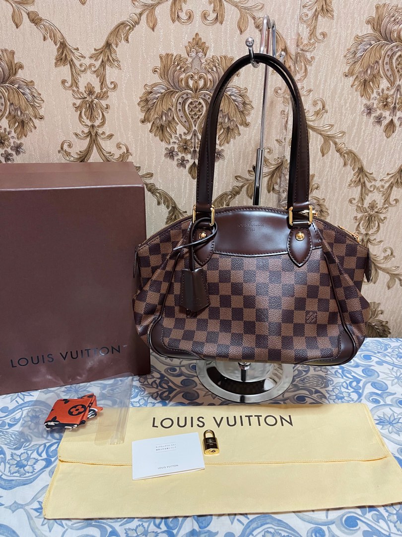 LV Damier Ebene Verona PM, Luxury, Bags & Wallets on Carousell