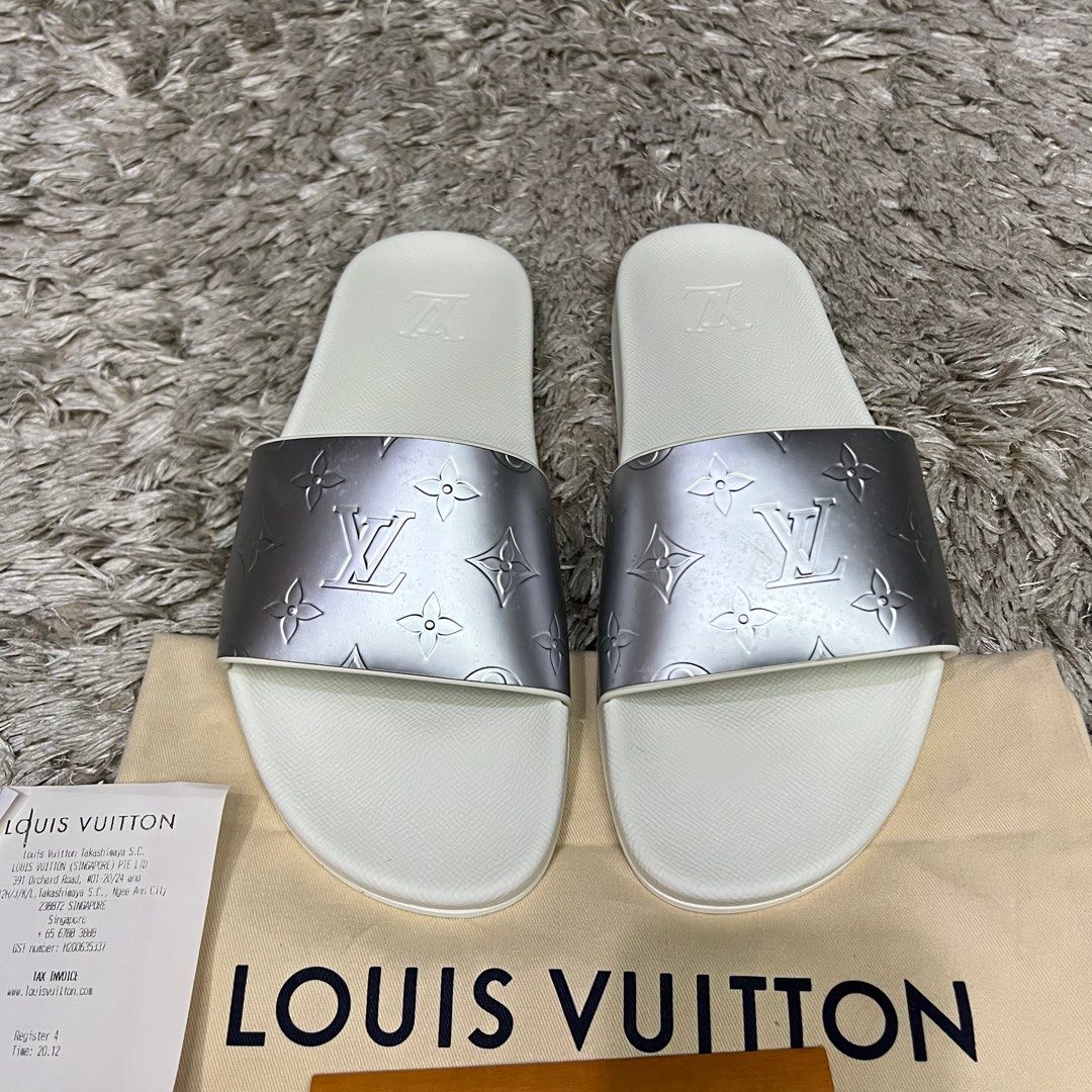 Mens Louis Vuitton Iridescent Prism Monogram Waterfront Mule Slide 8UK /EU  42