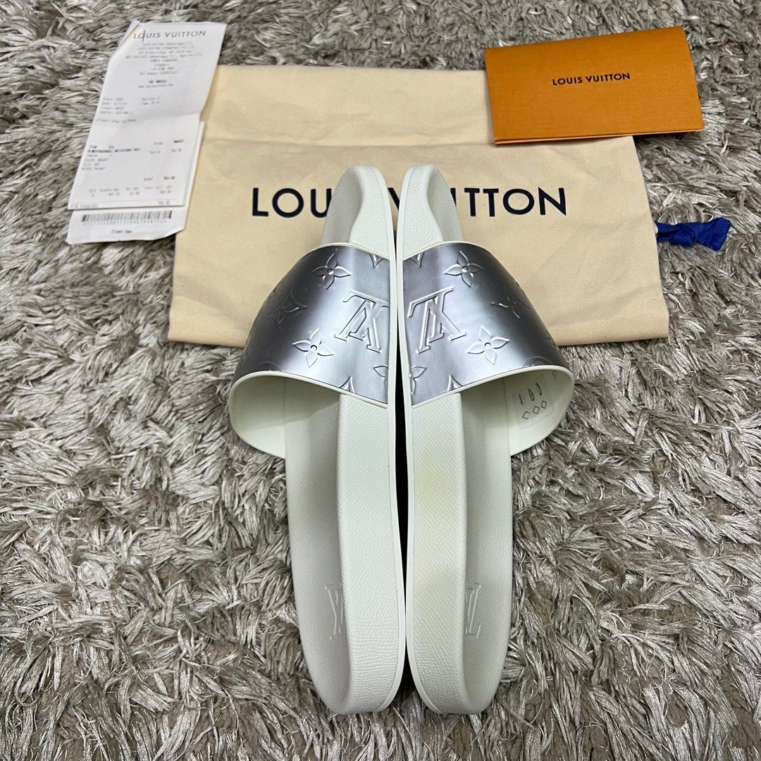 Mens Louis Vuitton Iridescent Prism Monogram Waterfront Mule Slide 8UK /EU  42