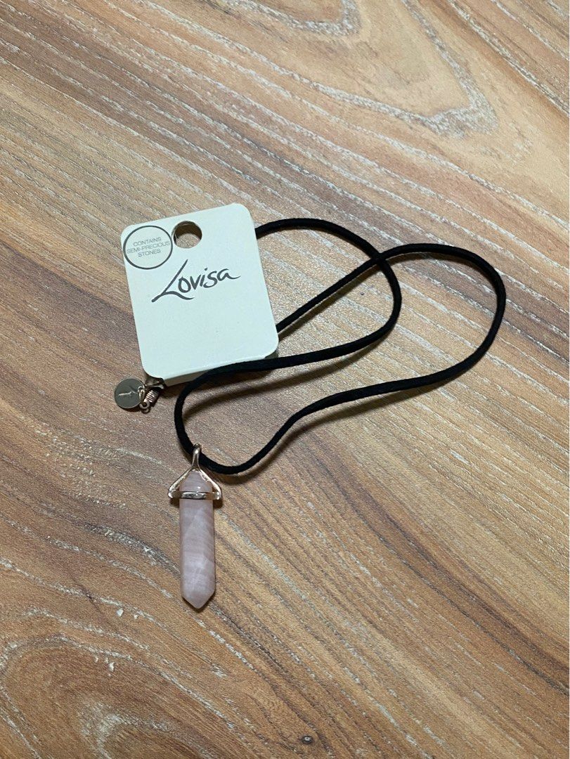 Crystal store necklace lovisa