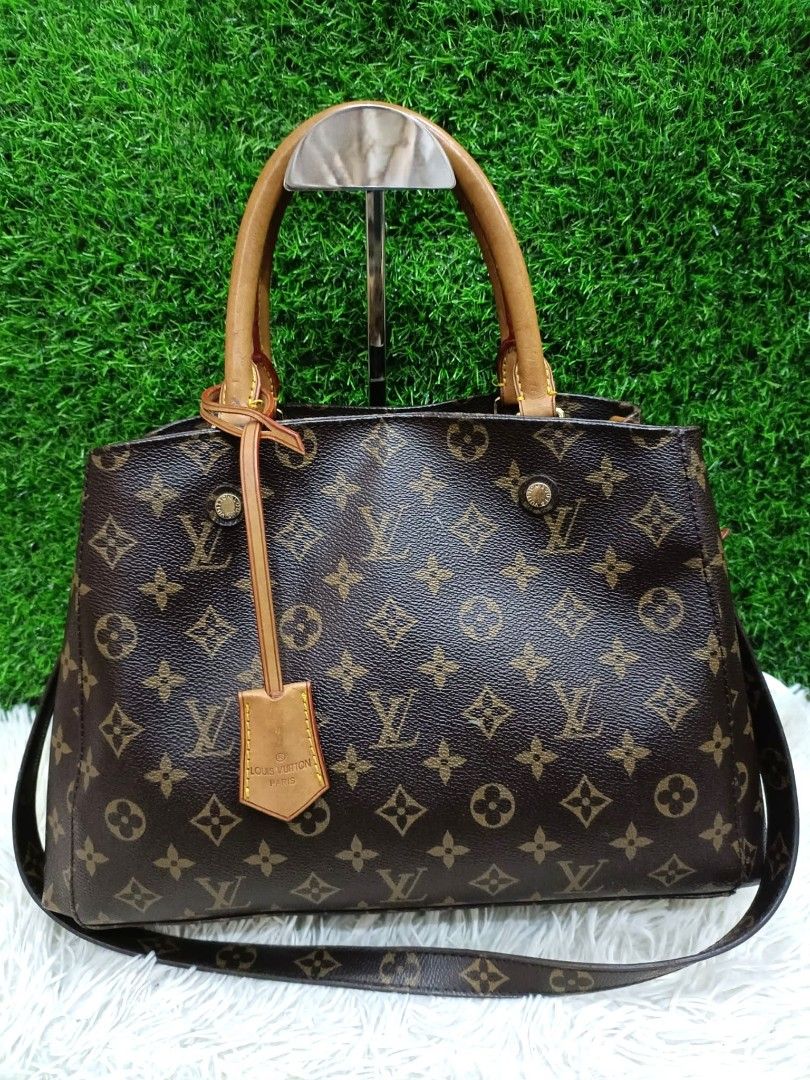 Louis Vuitton Montaigne Damier Two way Bag, Luxury, Bags & Wallets