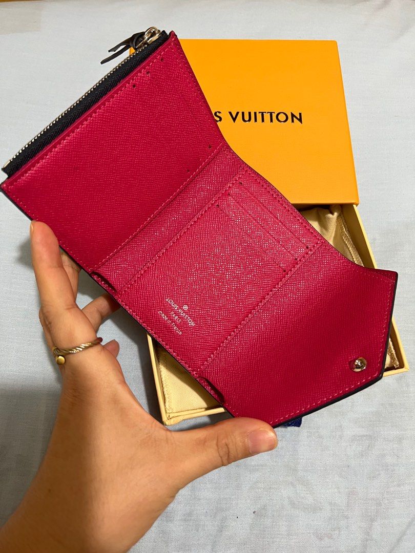 LOUIS VUITTON Fuchsia Epi Leather Victorine Wallet