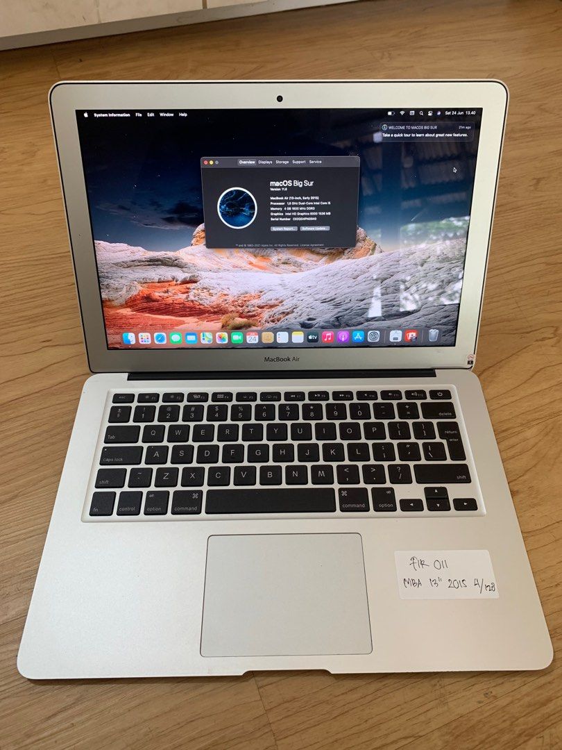 Macbook air 13 inch early 2015