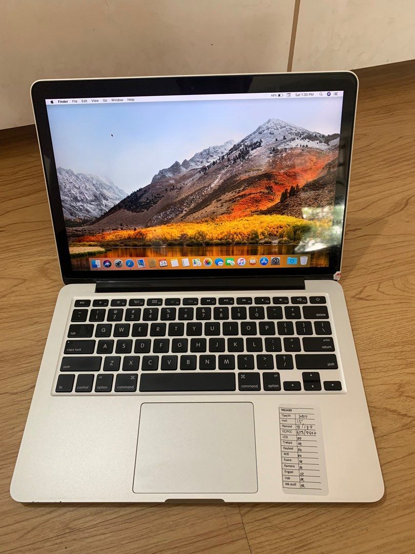 MacBookPro 13-inch 2015 Retina - MacBook本体