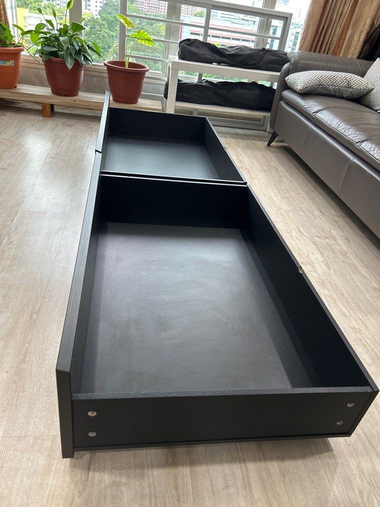 MALM UNDER BED STORAGE DRAWERS SET OF 2, Furniture & Home Living