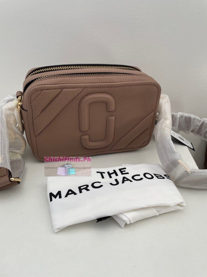 MARC JACOBS The Moto Shot Crossbody Phone Case Bag ~ Dusty Beige ~NWT~DUST  BAG