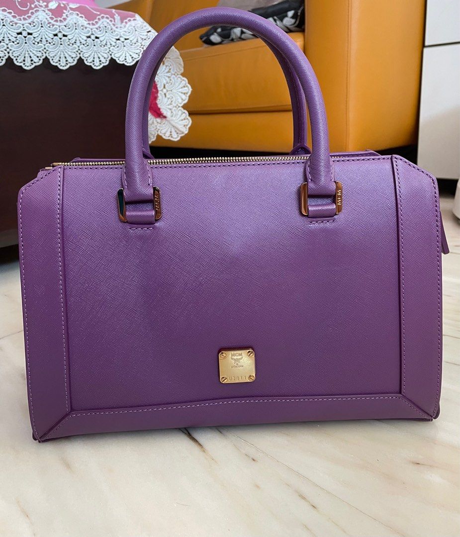 Purple leather crossbody purse cheap