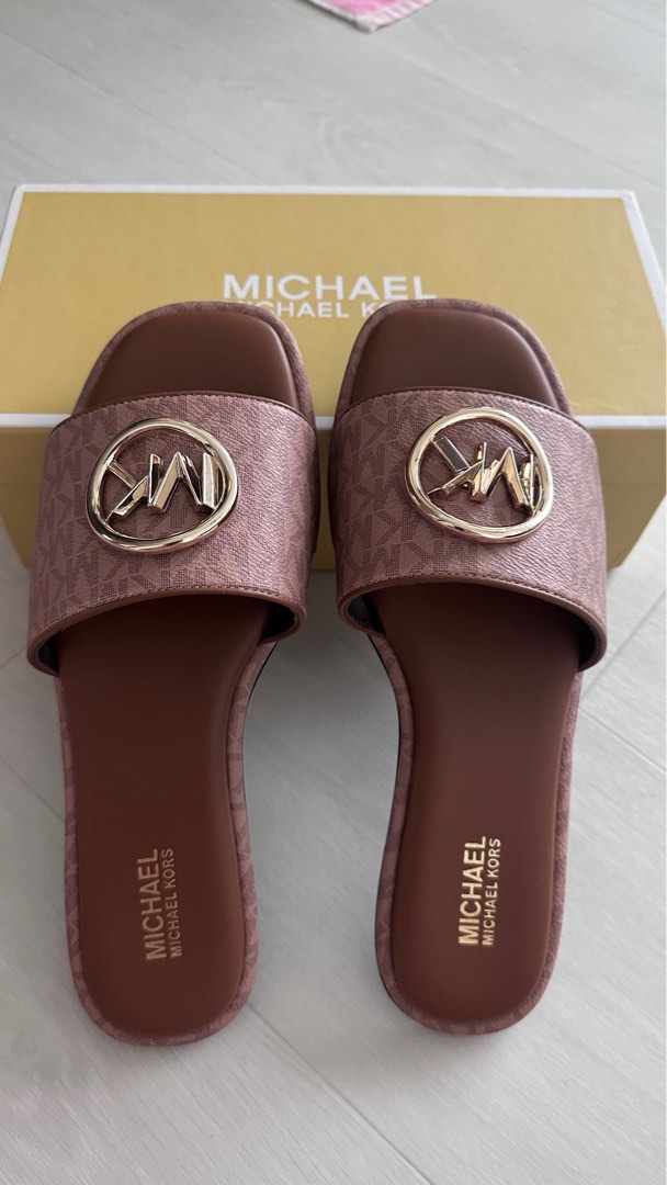 Michael Kors LOGO slide sandals