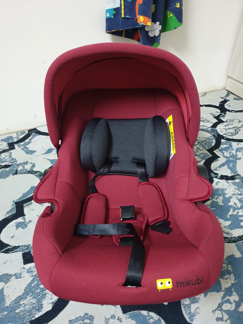 Mikubi Baby Car Seat/Carrier, Babies & Kids, Going Out, Car Seats on ...