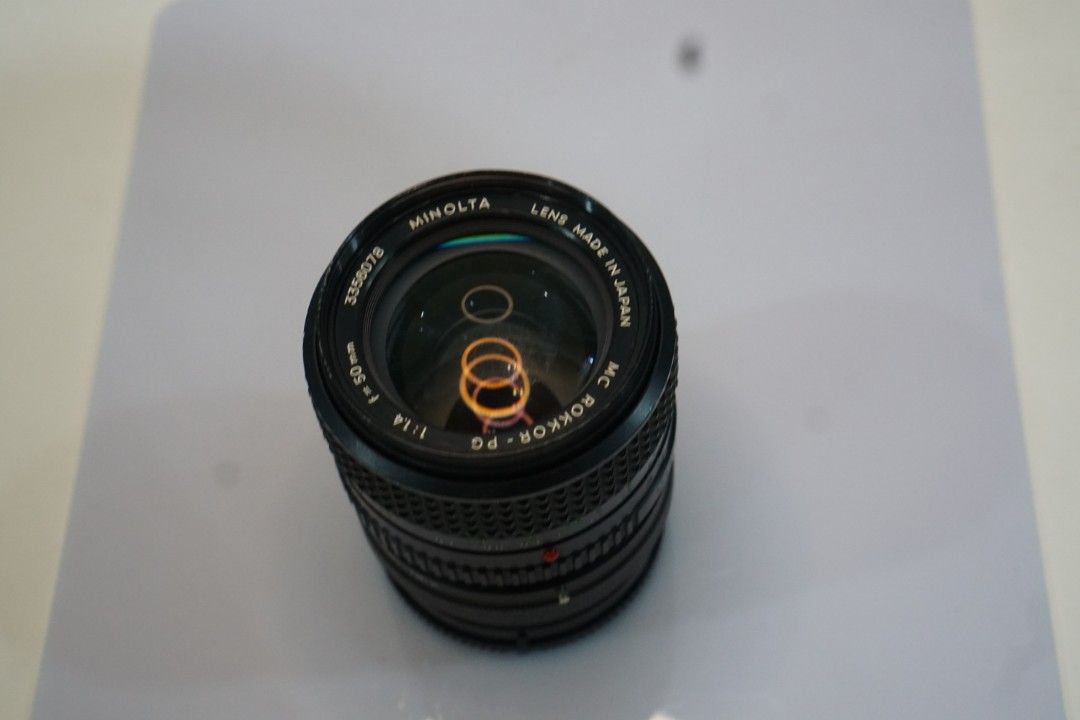 MINOLTA MC ROKKOR-PG 50mm f1.4 【最安値挑戦】 - レンズ(単焦点)