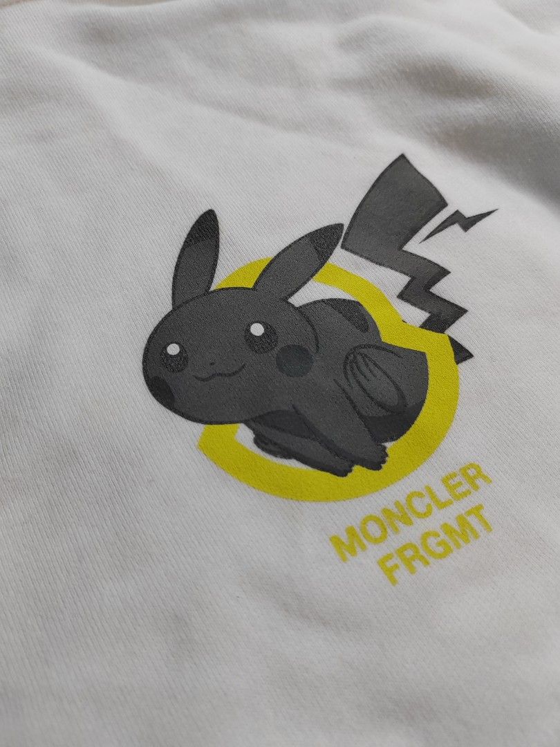 MONCLER / FRAGMENT / PIKACHU/ POKEMON (Category: Coats, Jackets and Outerwear) located in Quezon City. Submitted by nfh93_____ (Listing ID 1239284846, Image 3). Description: Dimensions: 23.5 w x 26 l.