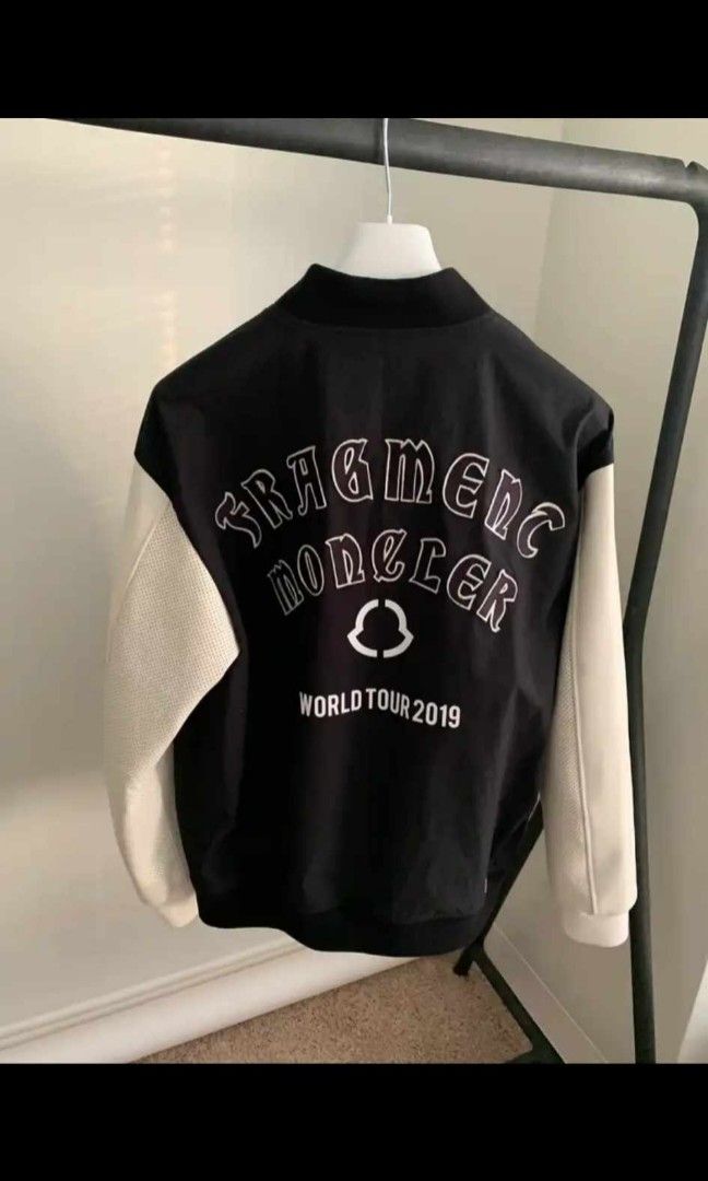 MONCLER GENIUS FRAGMENT HIROSHI FUJIWARA VARSITY JACKET Luxury