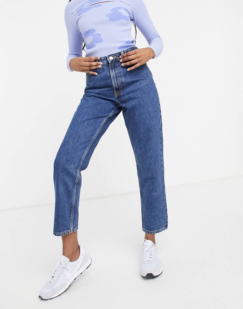 MONKI Taiki High Waist Mom Jeans Women s Fashion Bottoms Jeans