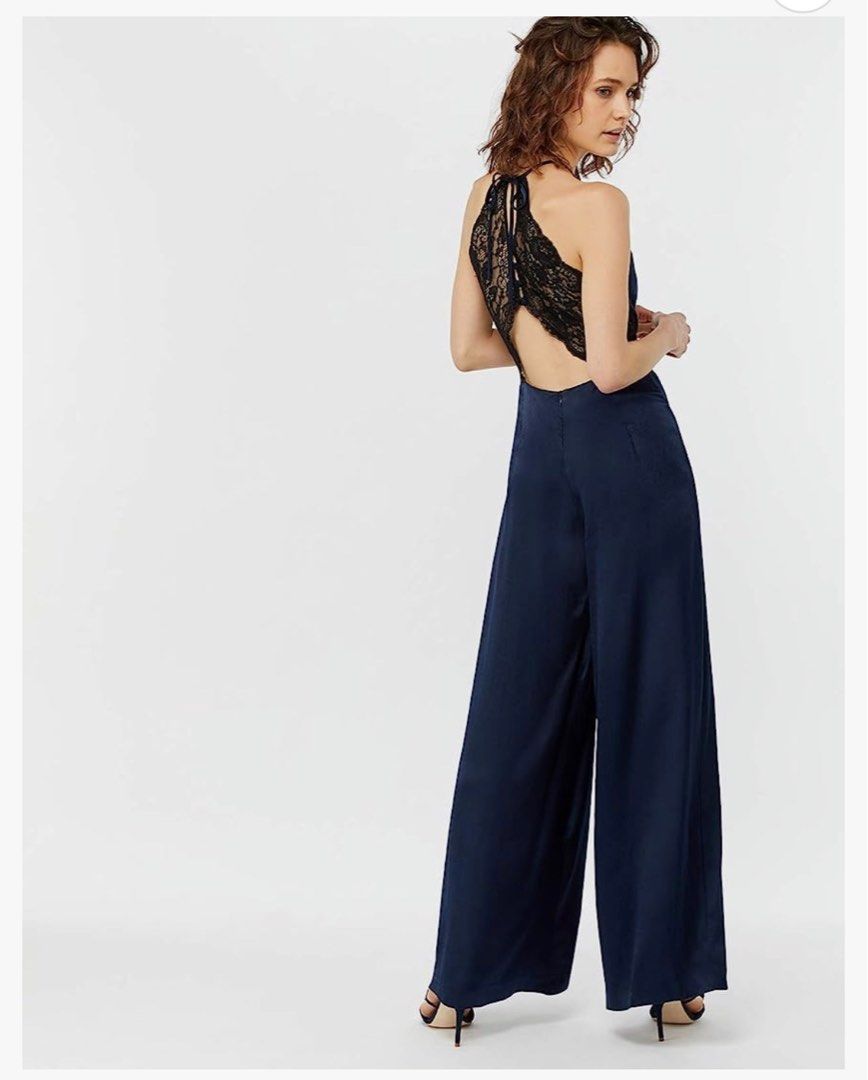 Monsoon navy jumpsuit on sale
