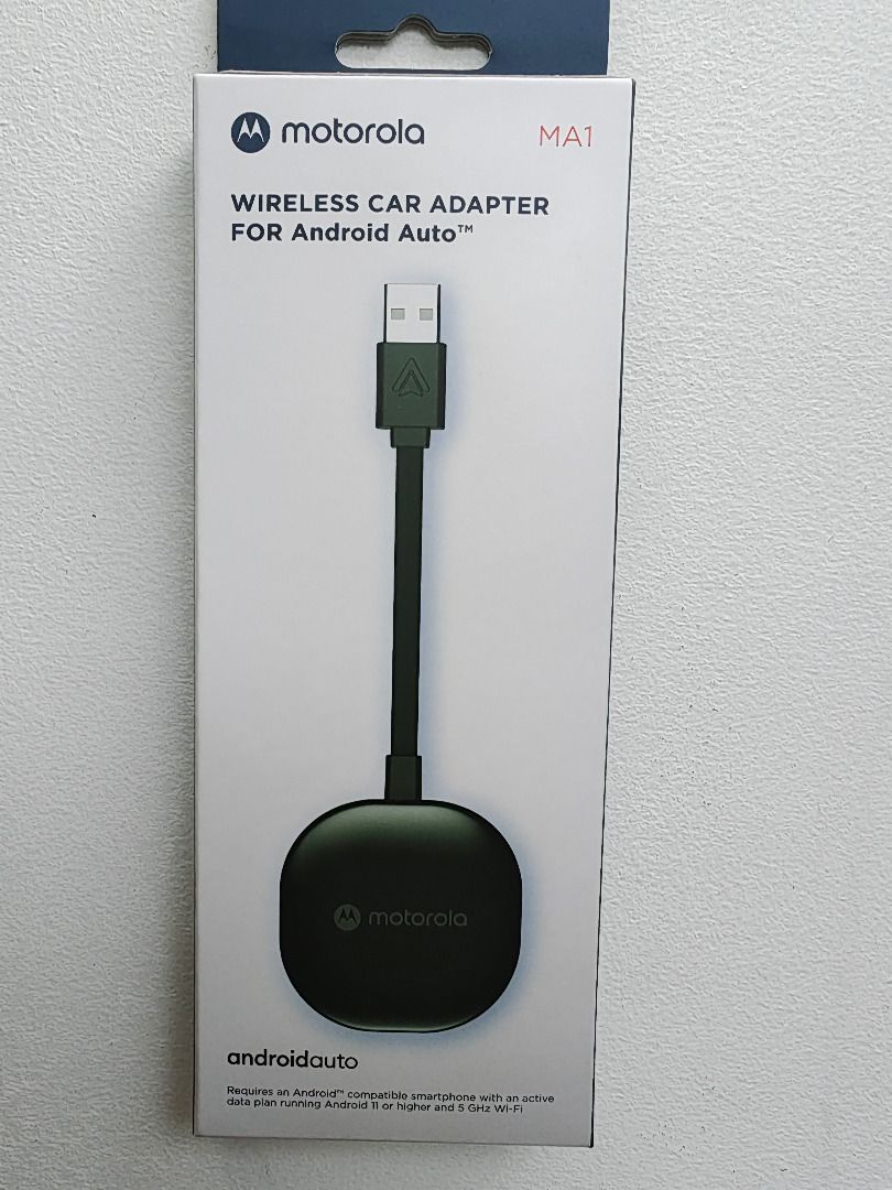 Motorola MA1 (Wireless car adapter for Android Auto), Car Accessories,  Electronics & Lights on Carousell