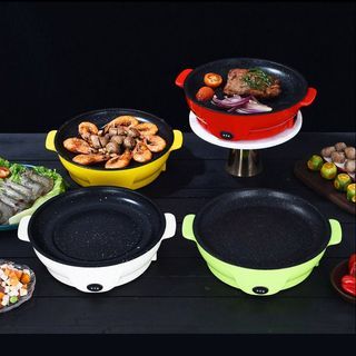 Multifunctional Non Stick Mini Frying Grill Pan Electric for Cooking Skillet