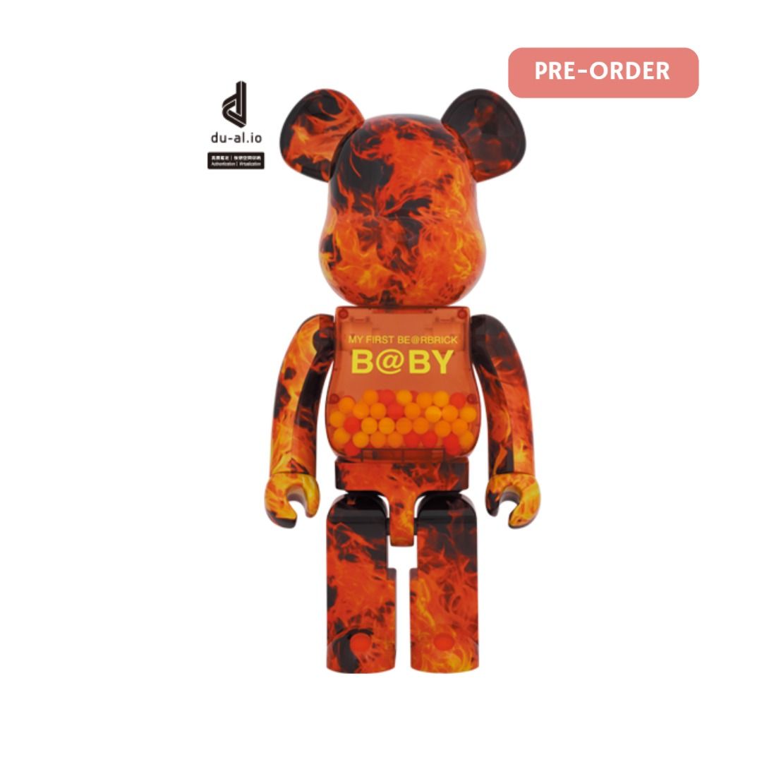 MY FIRST BE@RBRICK B@BY FLAME Ver. 100％ & 400％, 興趣及遊戲, 玩具