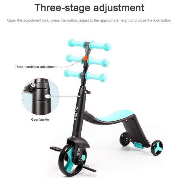 Nadle 3 in 1 Tricycle Scooter, Sports Equipment, Sports & Games, Skates ...