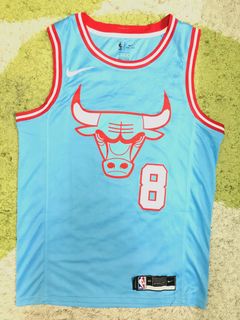 Baby blue chicago discount bulls jersey