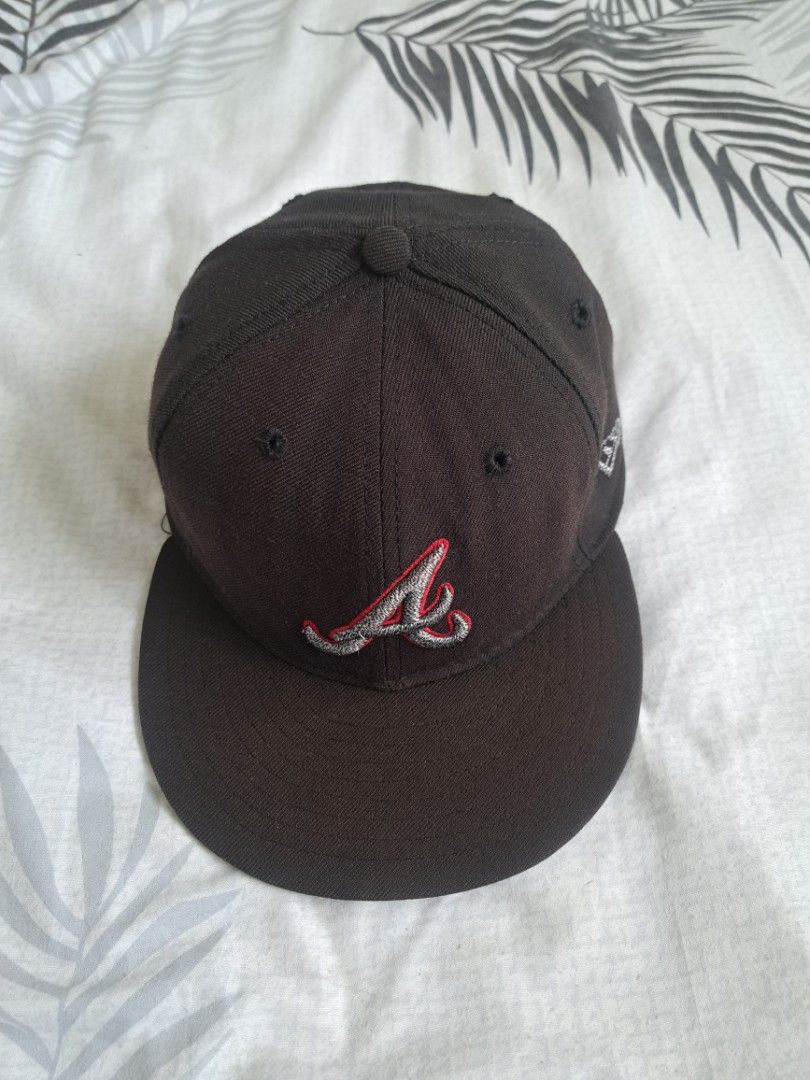 Atlanta Braves New Era Fashion Color Basic 59FIFTY Fitted Hat - Red 7 1/2