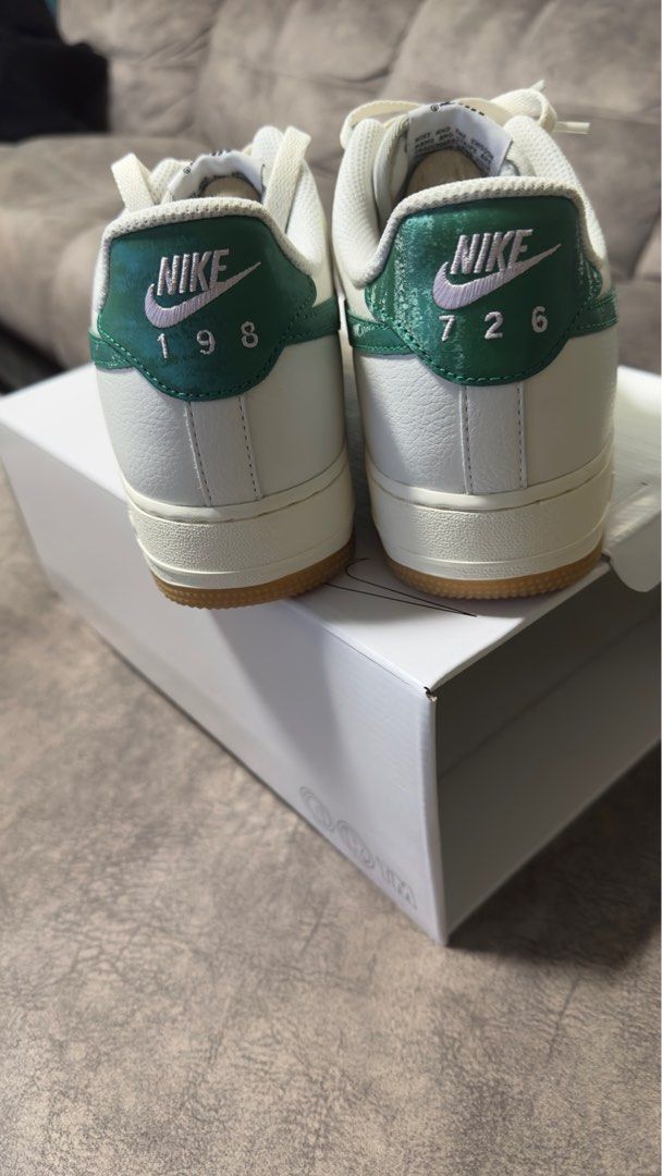 Air force 1 vandalized sail green new arrivals