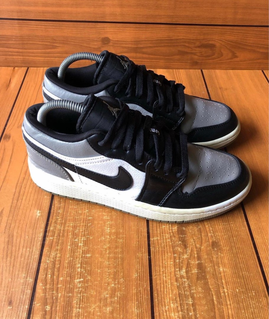 low top grey jordans