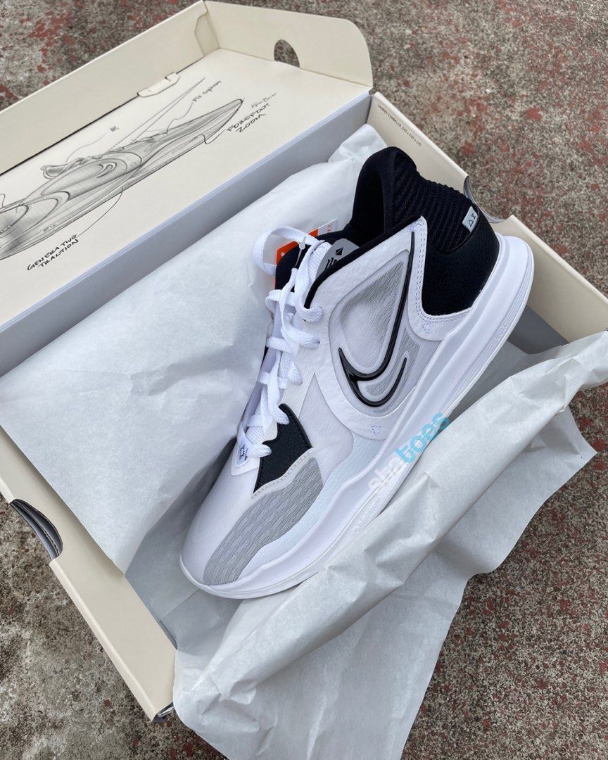 Nike Kyrie Low 5 EP White Black Men s Fashion Footwear