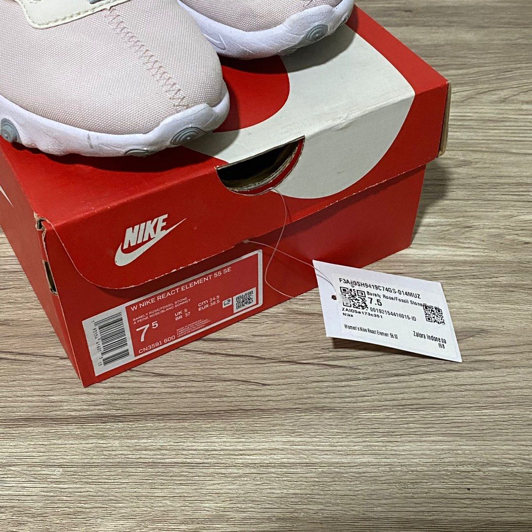 nike react pink mens