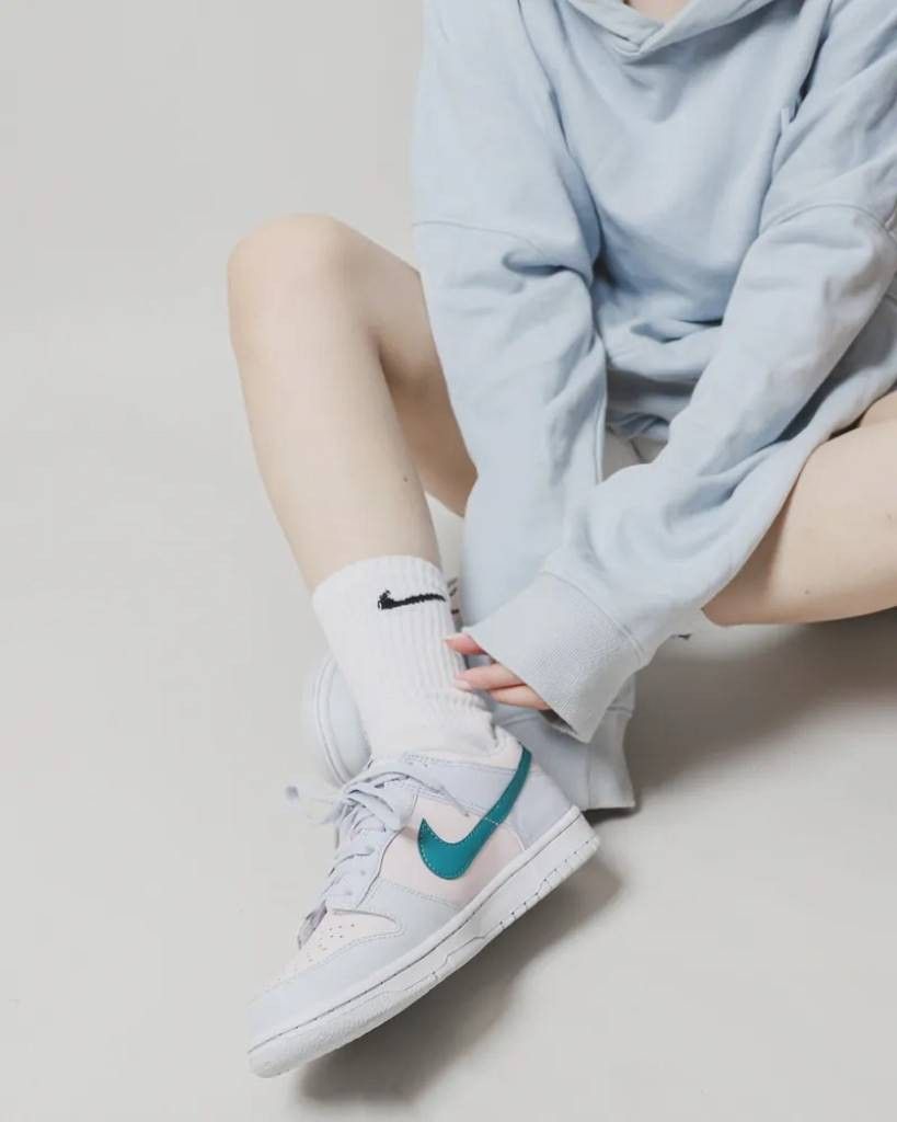 👟Nike SB Dunk Low “Football Grey Mineral Teal” 粉藍綠FD1232-002