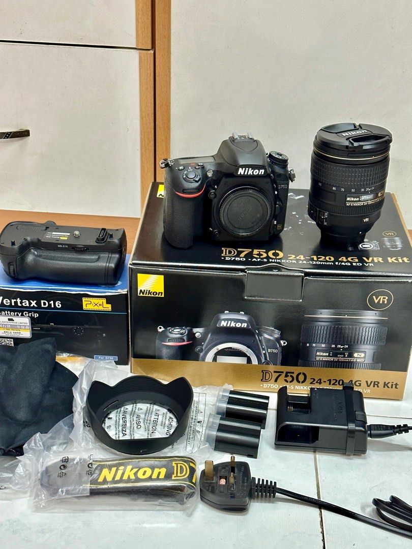 Nikon D750 + 24-120mm 4G VR Kit, 攝影器材, 鏡頭及裝備- Carousell