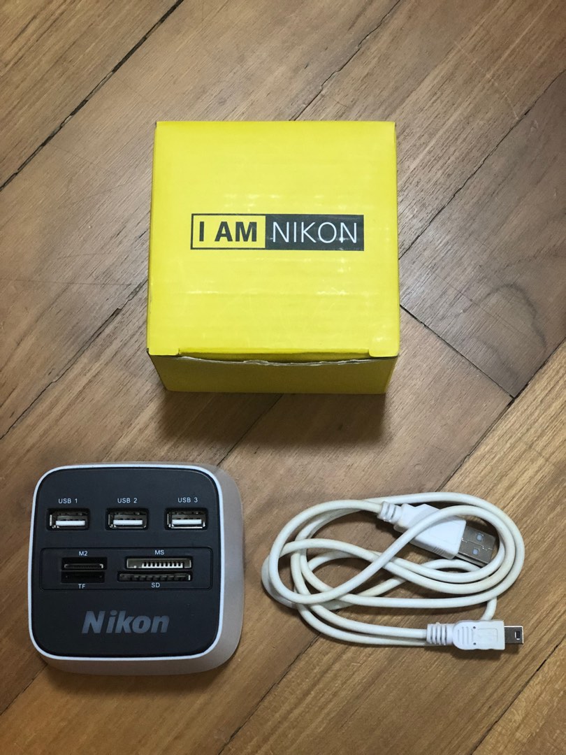 Nikon USB Combo USB Hub and Card Reader SD Card Mini SD Micro
