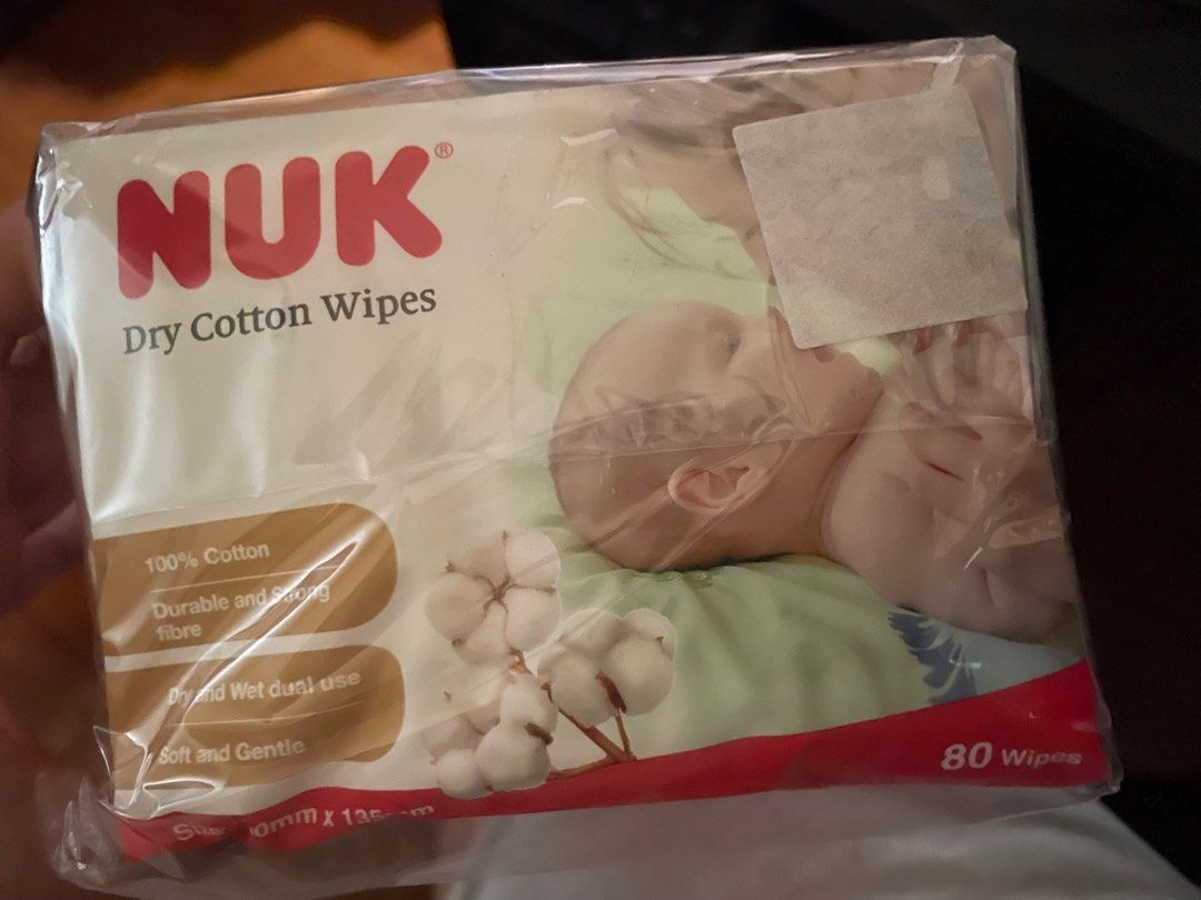 Nuk dry shop cotton wipes