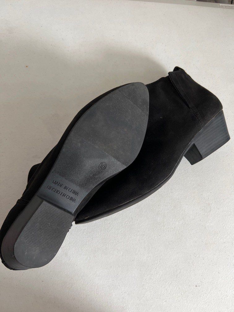 Old navy cheap black suede boots