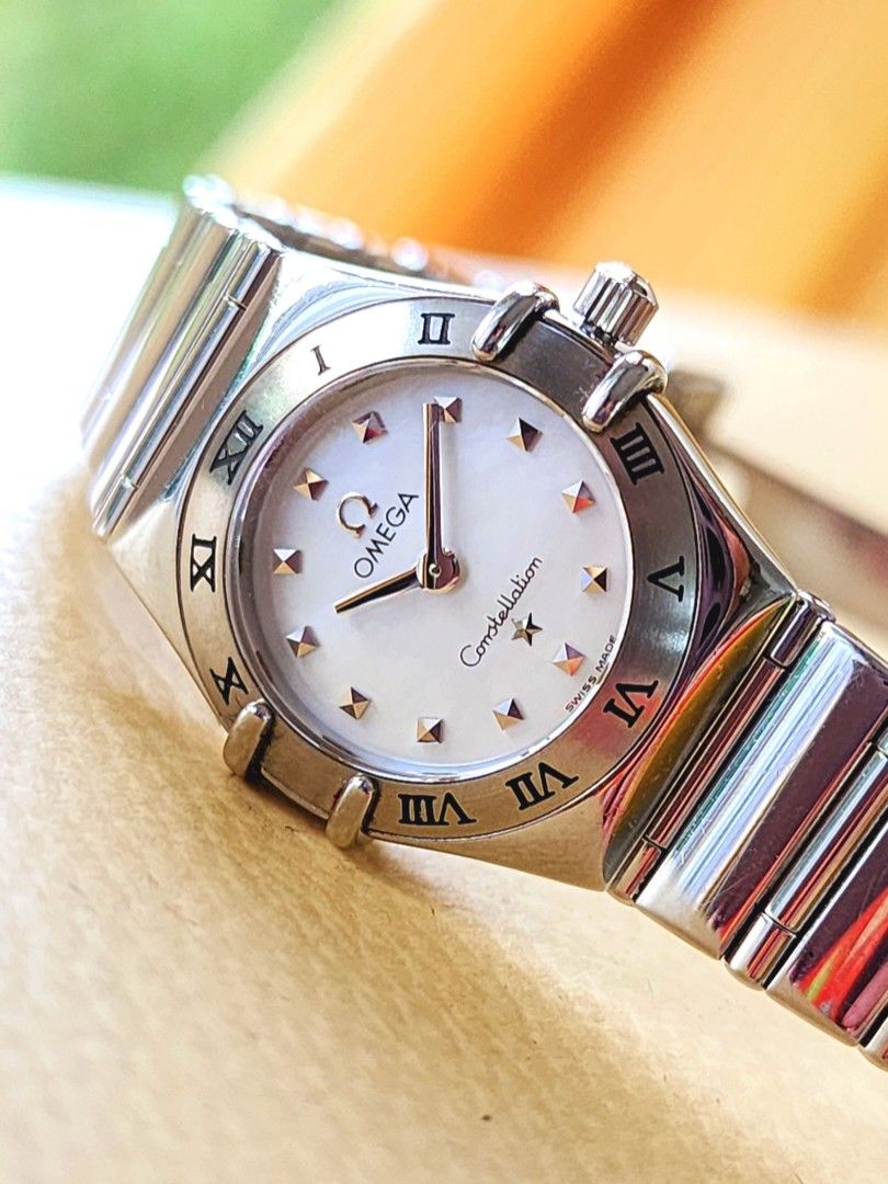 White metal strap ladies watch discount